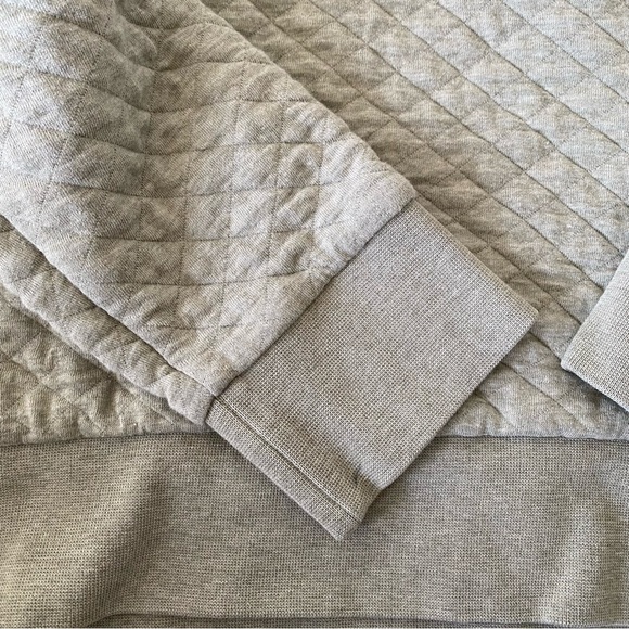 Patagonia Organic Cotton Quilted Snap T Pullover Sweater Green | Size M Women’s - Picture 3 of 4